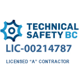 Technical Safety BC licensed Class A welding contractor