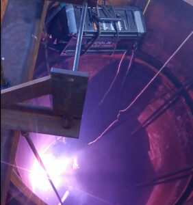 Industrial structural welding confined space BC