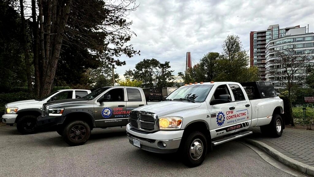 24/7 mobile rig welding services in New Westminster BC by CPW Contracting