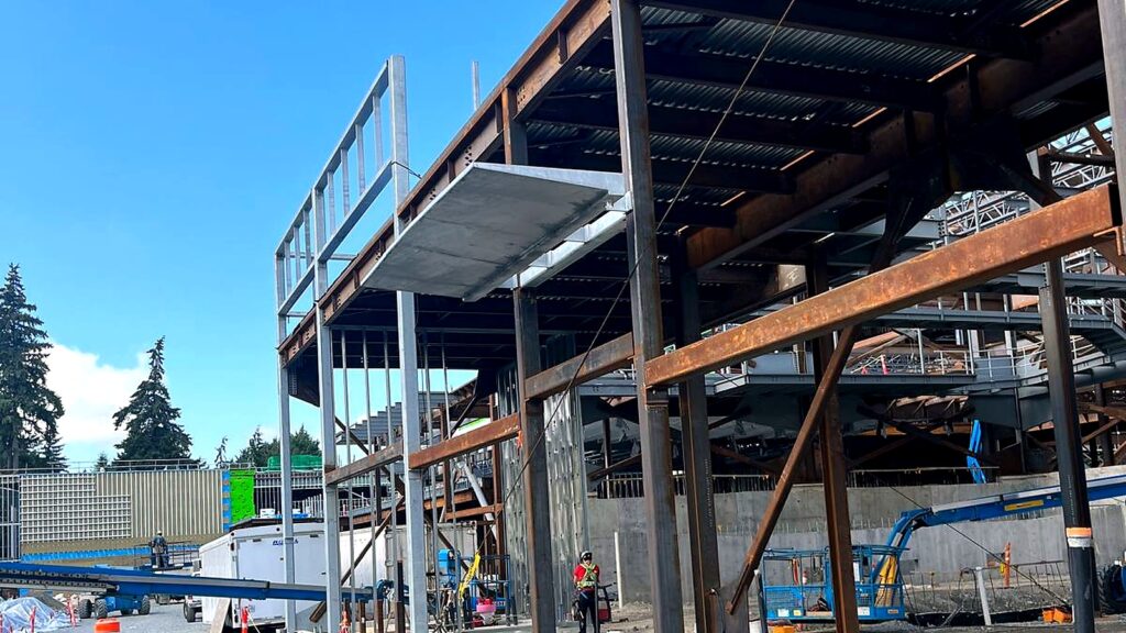 Industrial steel fabrication and field installation project in Metro Vancouver