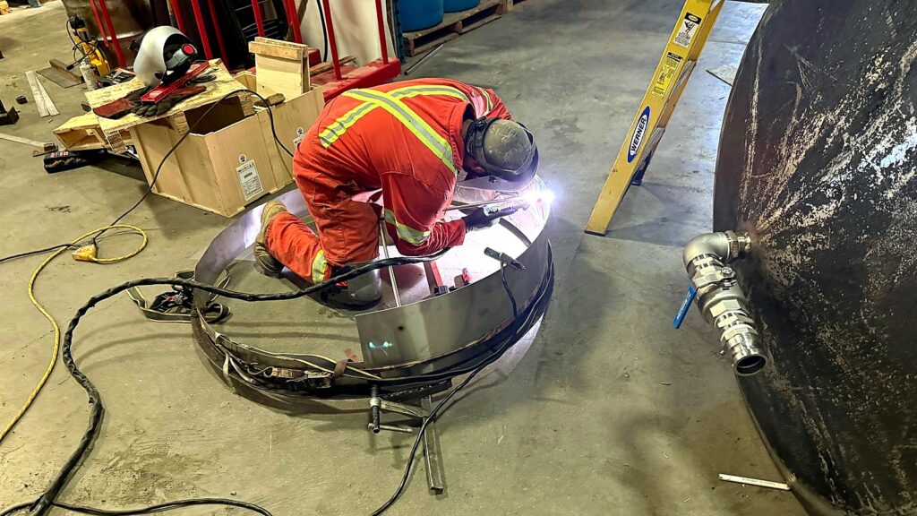 Stainless steel plant maintenance welding in Surrey BC by CPW Contracting